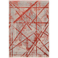 WEBTEPPICH 80/150 cm Arizona Grau, Rot  - Rot/Grau, Design, Textil (80/150cm) - Musterring