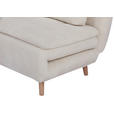 SCHLAFSOFA Cord Beige  - Beige/Naturfarben, Design, Holz/Textil (105/80/90cm) - Carryhome