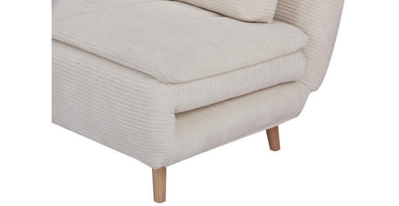 SCHLAFSOFA Cord Beige  - Beige/Naturfarben, Design, Holz/Textil (105/80/90cm) - Carryhome