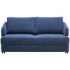 SCHLAFSOFA in Textil Blau  - Blau/Schwarz, Design, Textil/Metall (172/76-89/112-120cm) - Bali