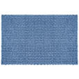 BADEMATTE Blau 60/90 cm  - Blau, Design, Kunststoff/Textil (60/90cm) - Esposa
