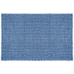 BADEMATTE Blau 60/90 cm  - Blau, Design, Kunststoff/Textil (60/90cm) - Esposa