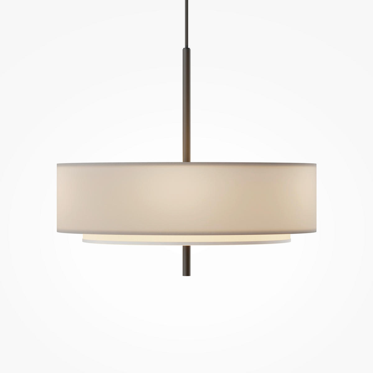 PENDELLAMPA Bergamo 50/346 cm  - svart, Design, metall (50/346cm) - MAYTONI
