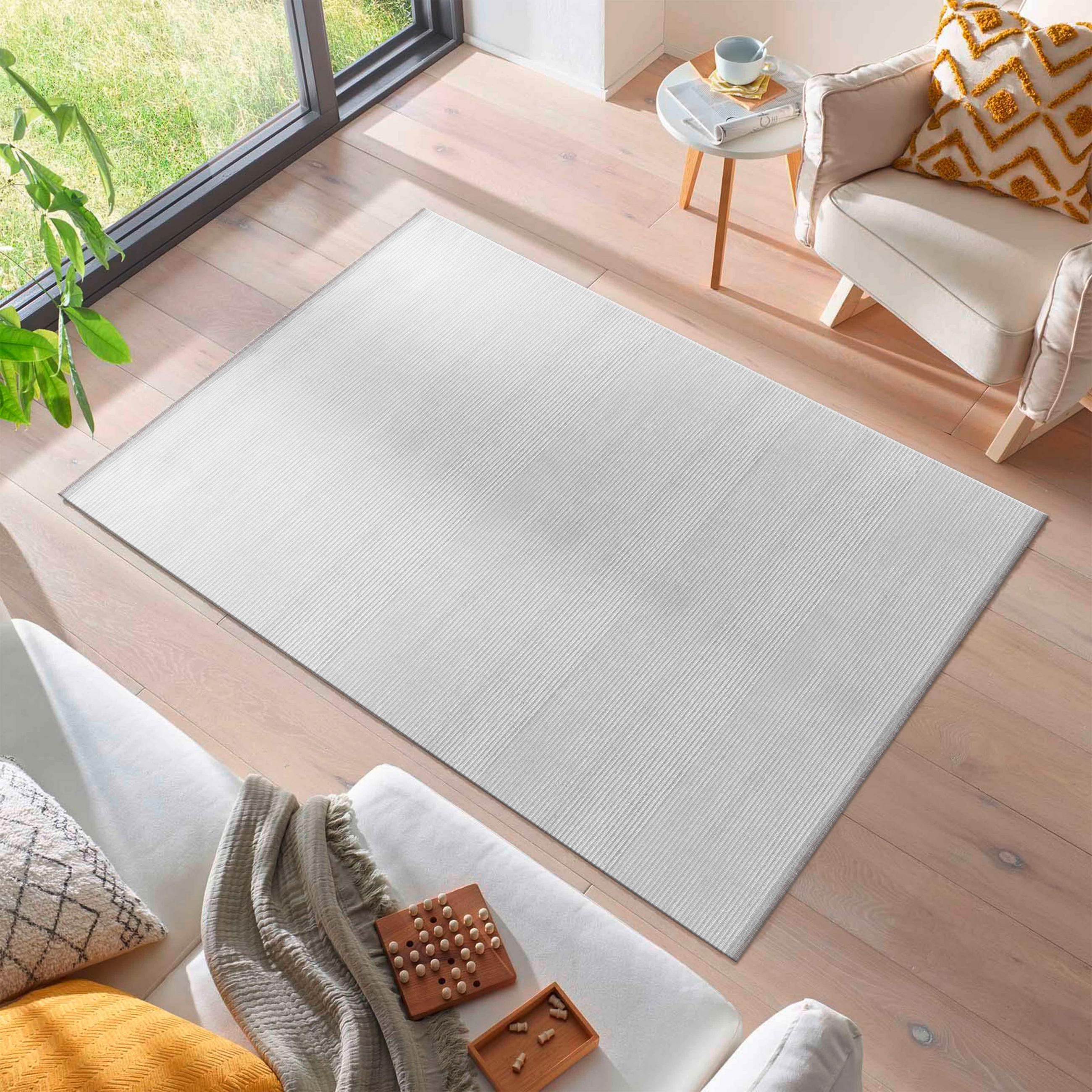 FLACHWEBETEPPICH 80/150 cm Style Silberfarben  - Silberfarben, Basics, Textil (80/150cm) - Novel