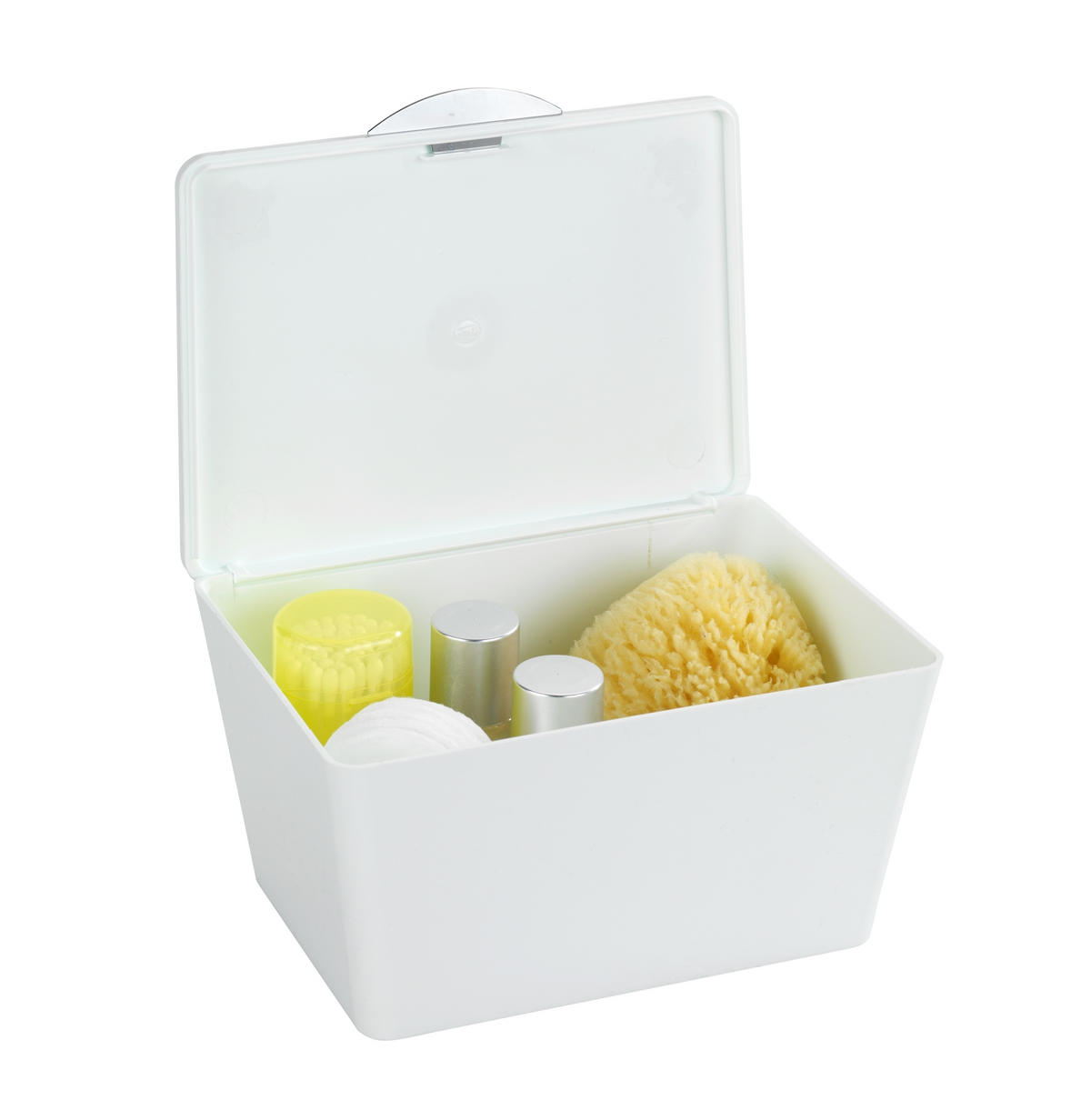 LÅDA MED LOCK  14/10/19 cm  - vit, Basics, plast (14/10/19cm)