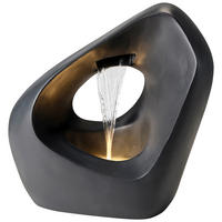 GARTENBRUNNEN - Anthrazit, Design, Kunststoff (22/50/52cm) - Ambia Home