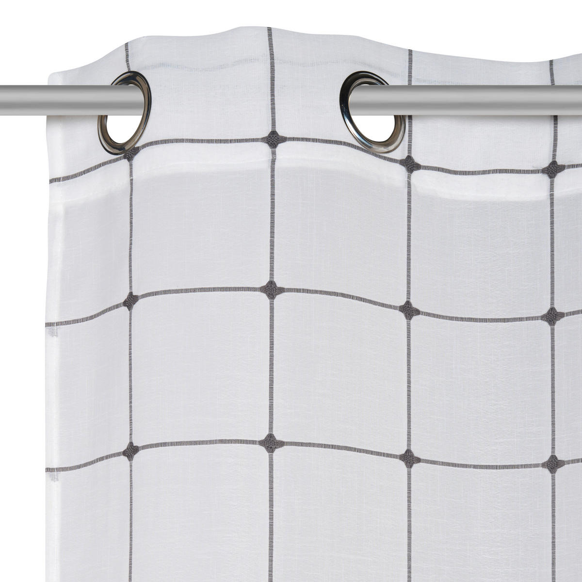 ÖSENVORHANG  - Grau, Basics, Textil (140/245cm) - Esposa