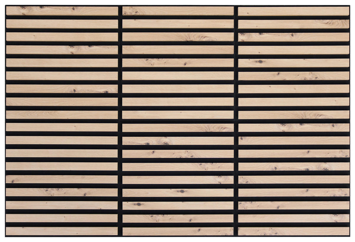AKUSTICKÝ PANEL 40/40/1,8 cm  - dub artisan, Design, kompozitní dřevo/textil (40/40/1,8cm) - Xora