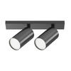 STRAHLER Ceiling & Wall 6/34,4/12 cm  - Schwarz, Trend, Metall (6/34,4/12cm) - MAYTONI