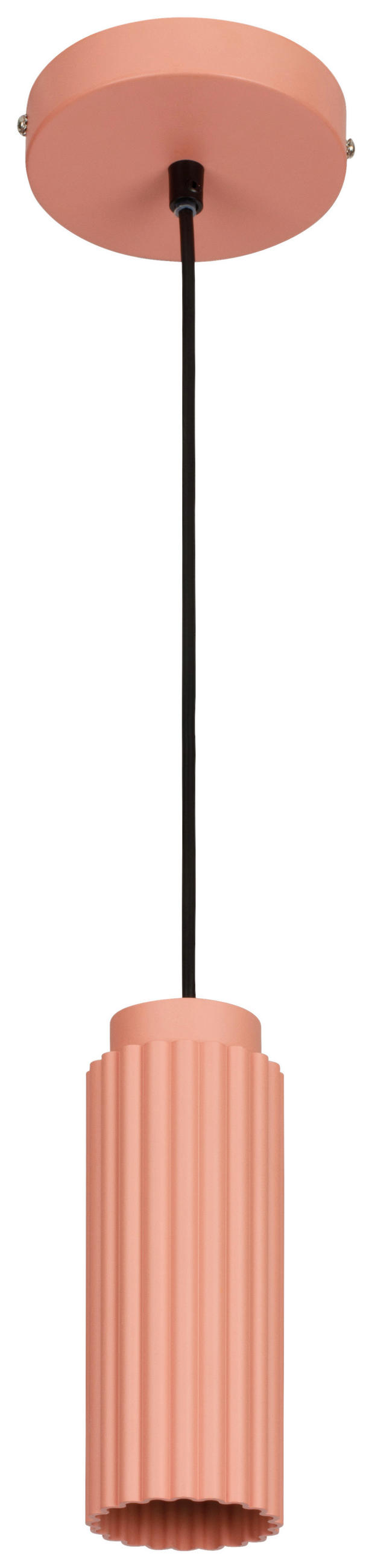 HÄNGELEUCHTE 6,5/120 cm   - Rosa, Design, Metall (6,5/120cm) - Collet's Monde