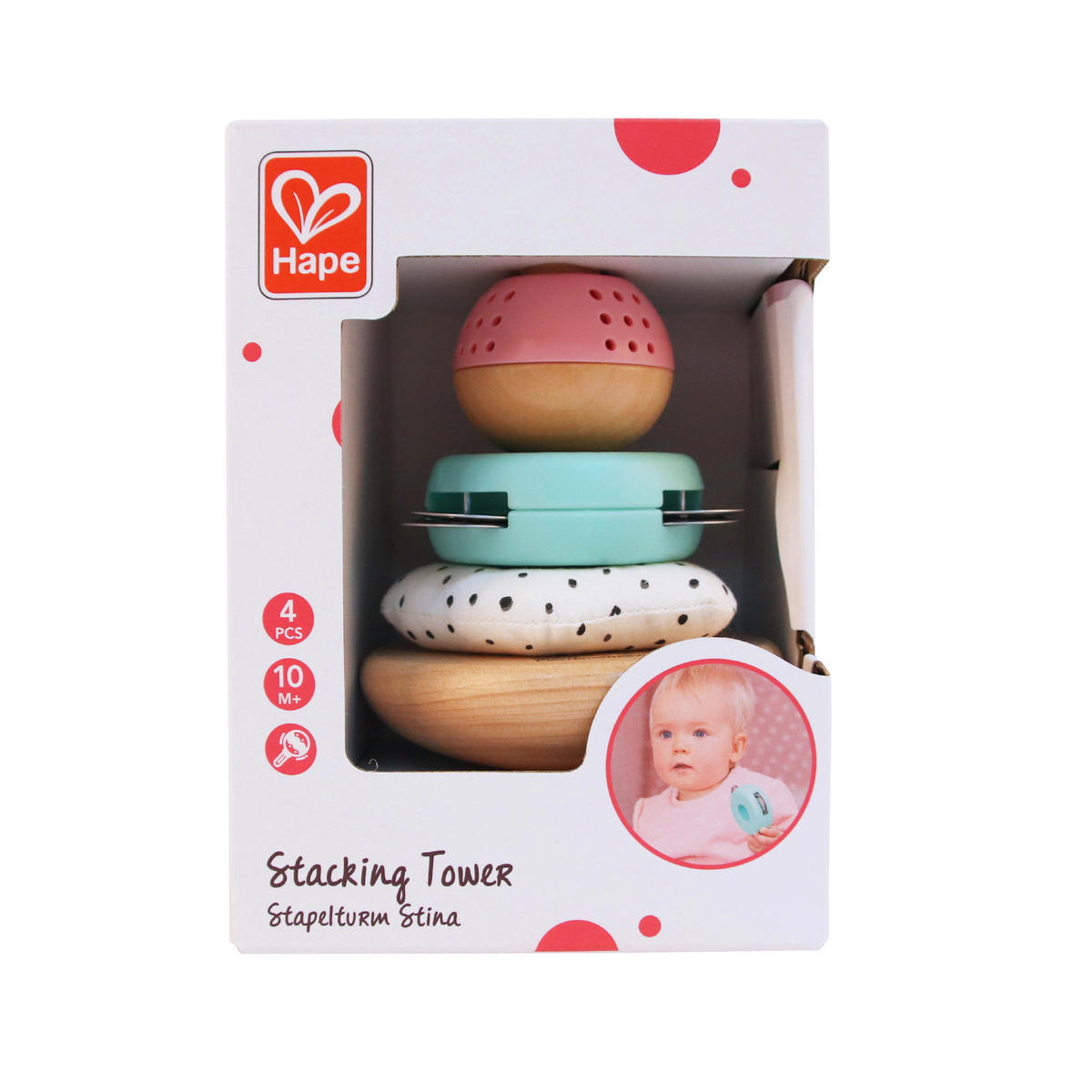 GREIFLING  - Multicolor, Basics, Holz/Holzwerkstoff (10,0/18,1/10,0cm) - Hape