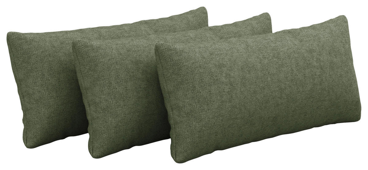 ZIERKISSEN ZOE E 3-teilig 60/30 cm  - Olivgrün, KONVENTIONELL, Textil (60/30cm) - Sit & More
