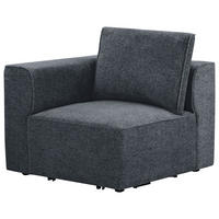 ELEMENT KUTNI drvo, plastika, tekstil    - tamno siva/crna, Design, drvo/tekstil (90/65/90cm) - Livetastic