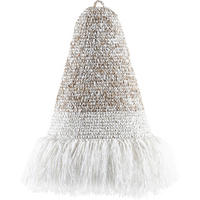 LEUCHTENSCHIRM 47/57 cm   - Naturfarben/Weiß, Trend, Naturmaterialien (47/57cm)