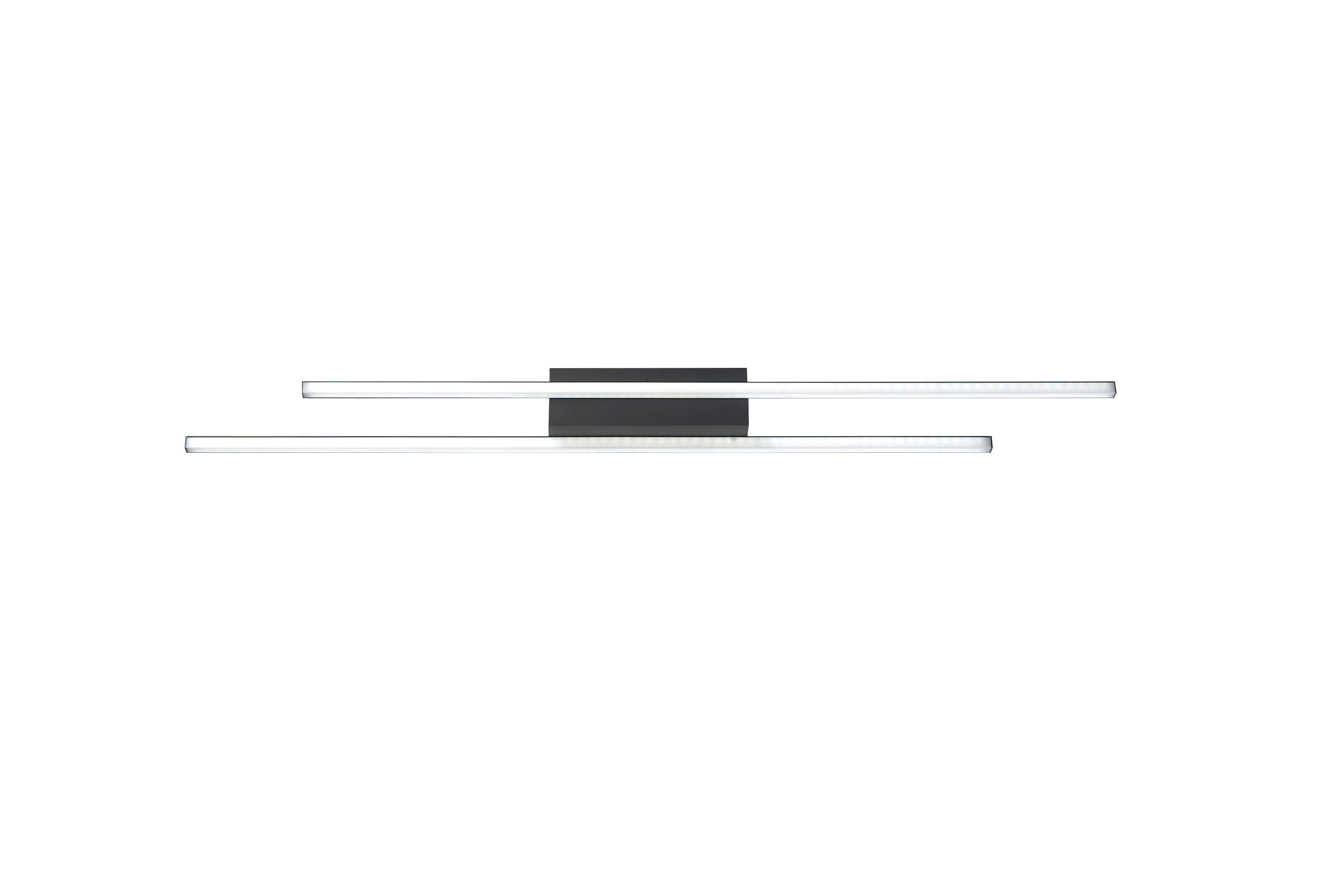 LED-DECKENLEUCHTE 117/11,5/6,5 cm   - Schwarz, Design, Metall (117/11,5/6,5cm) - BOPP