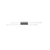 LED-DECKENLEUCHTE 117/11,5/6,5 cm   - Schwarz, Design, Metall (117/11,5/6,5cm) - BOPP