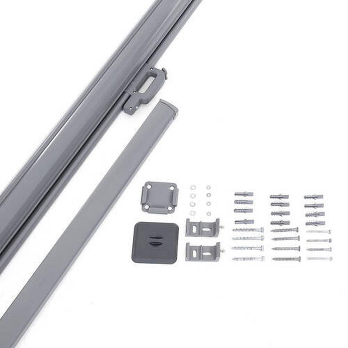 MARKÍZA  - sivá, Basics, kov/textil (400/160cm) - Modante