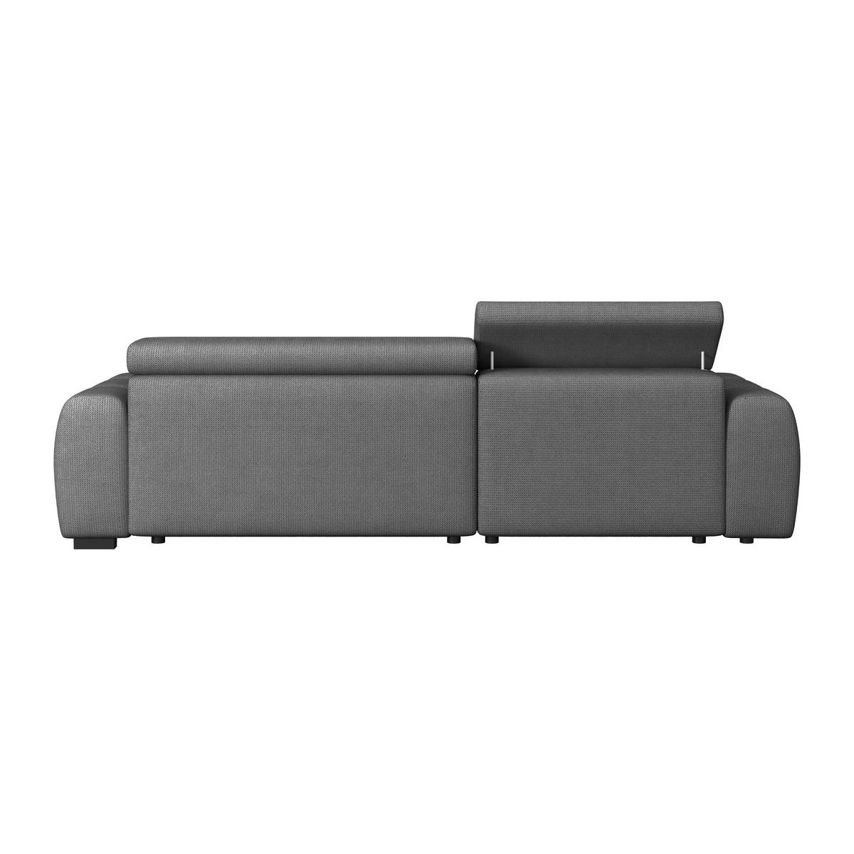 ECKSOFA Anthrazit Webstoff  - Anthrazit/Schwarz, Trend, Kunststoff/Textil (168/285cm) - Livetastic