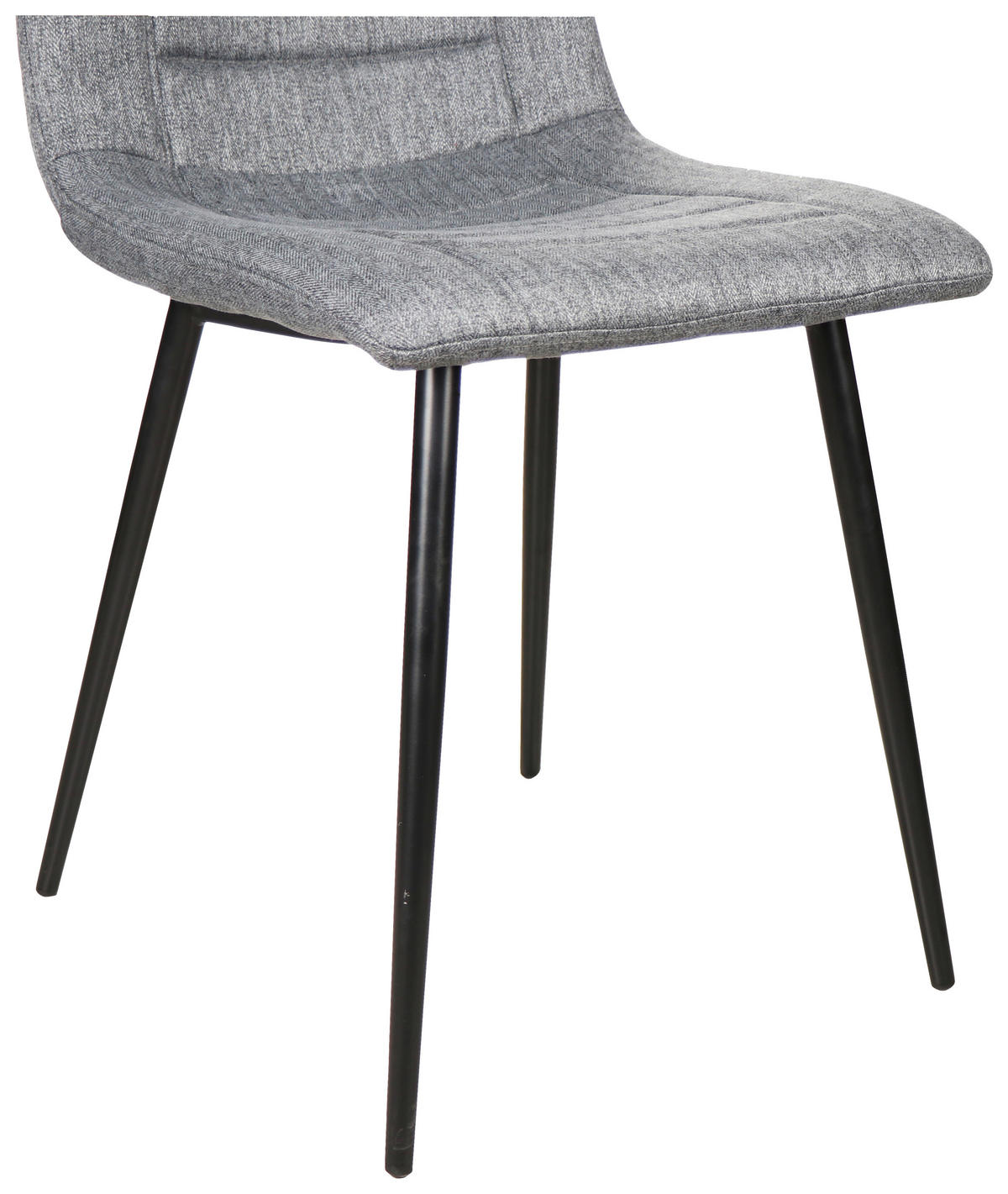 STOLICA  crna, tamno siva  metal, tekstil      - tamno siva/crna, Design, metal/tekstil (45/86/55cm) - Xora