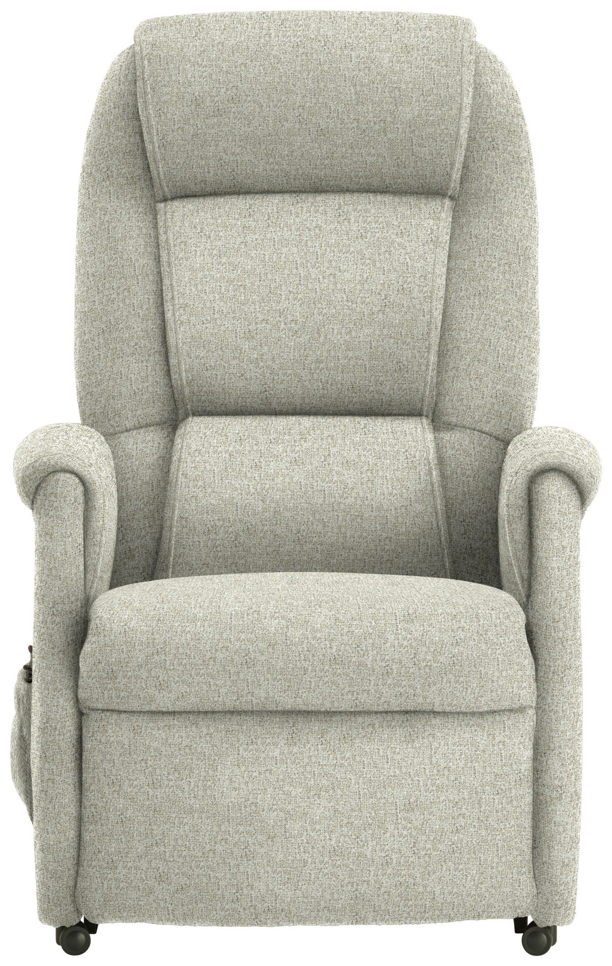 FERNSEHSESSEL in Flachgewebe Creme  - Creme/Schwarz, KONVENTIONELL, Kunststoff/Textil (69/105/82cm) - Himolla