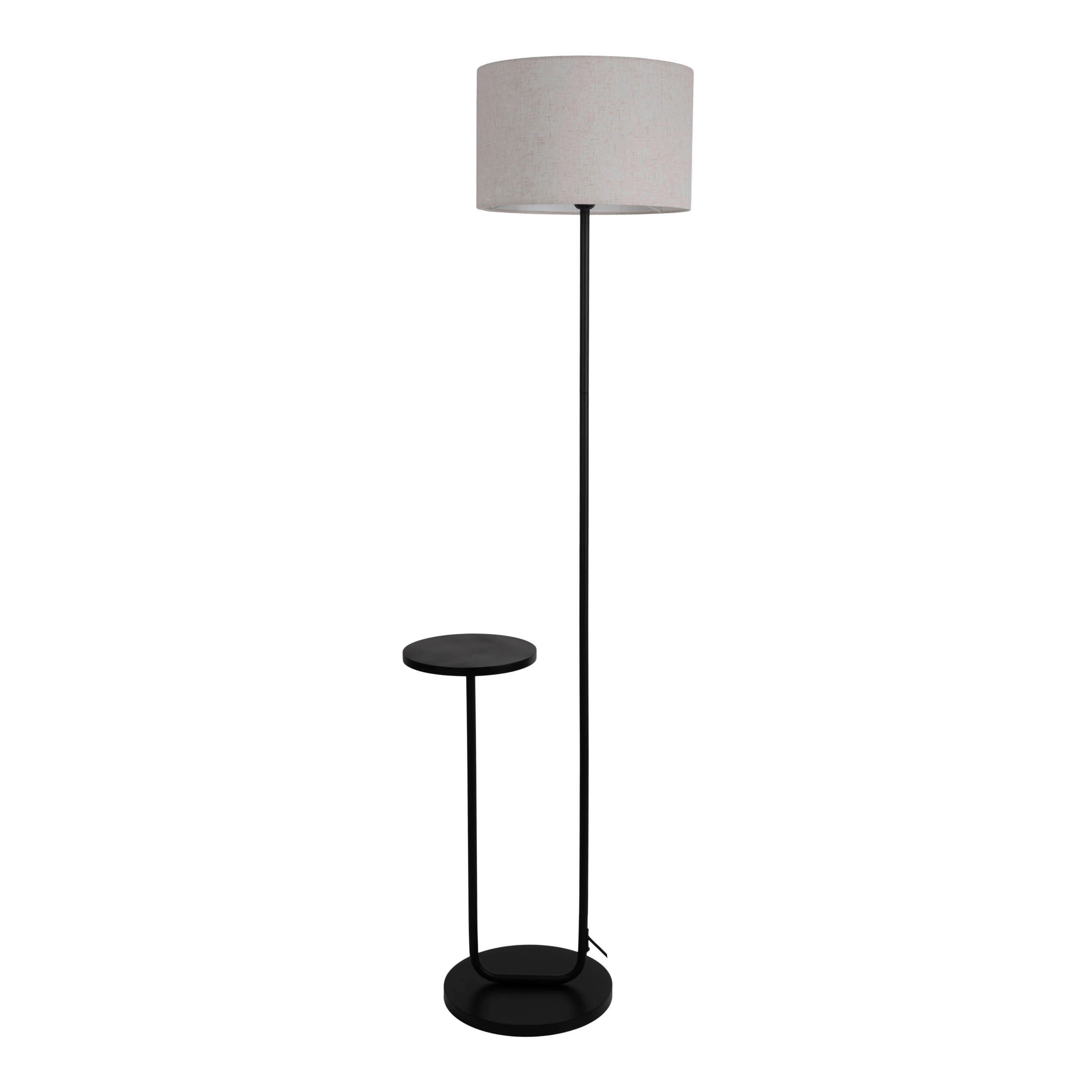Näve Stehleuchte Tordis Schwarz 35x157x50 cm