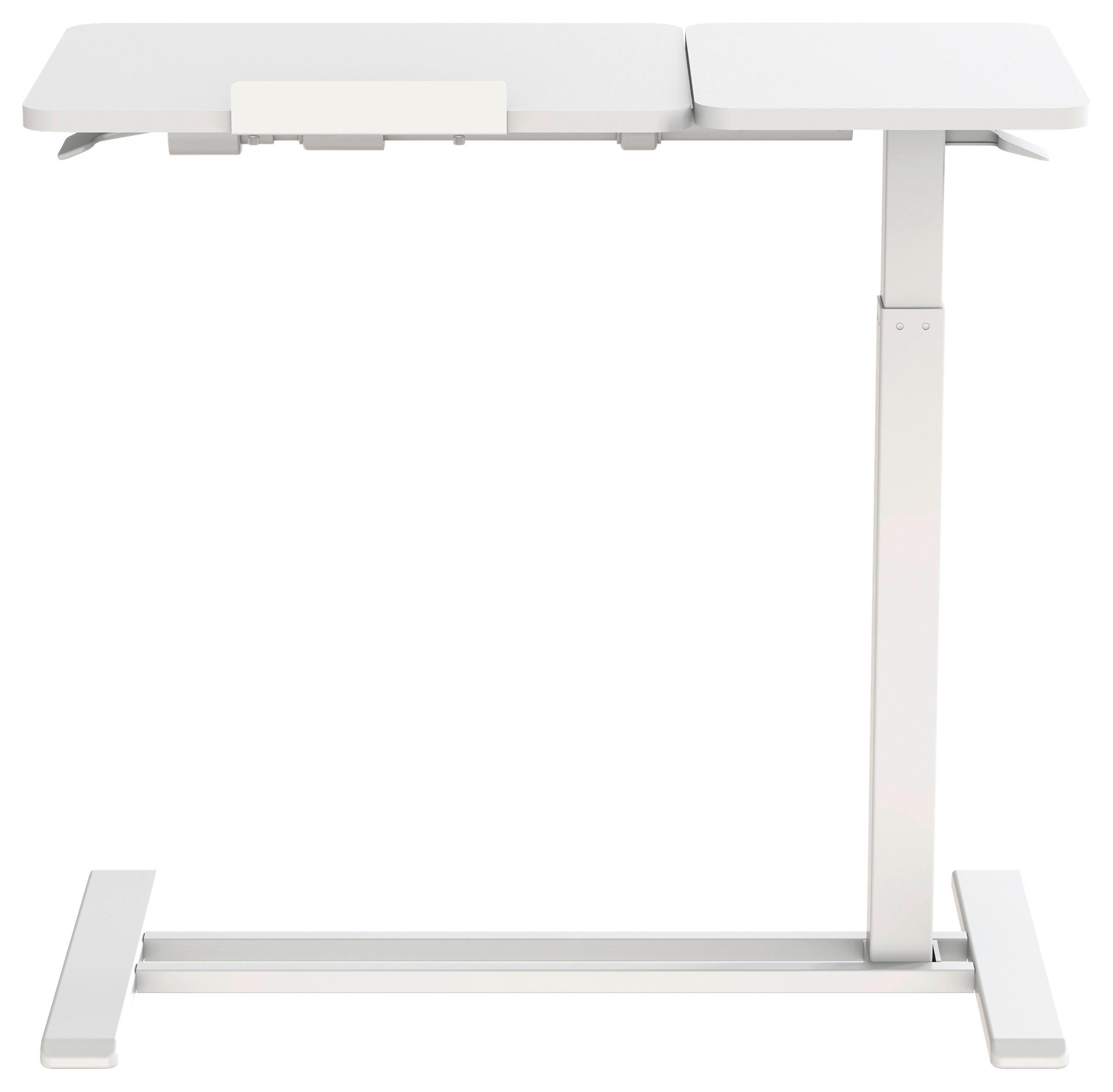 LAPTOPTISCH  Weiss höhenverstellbar  - Weiss, Modern, Holzwerkstoff/Kunststoff (78/65,5/105/38cm) - MID.YOU