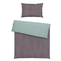 BABYBETTWÄSCHESET 100/135 cm  - Grau/Grün, Trend, Textil (100/135cm) - Patinio
