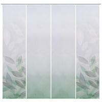 FLÄCHENVORHANG  4 Stück  halbtransparent   60/245 cm  - Grün, Natur, Textil (60/245cm) - Novel