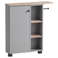 UNTERSCHRANK 70,7/77/17 cm   - Wildeiche/Schwarz, MODERN, Holzwerkstoff/Kunststoff (70,7/77/17cm) - MID.YOU