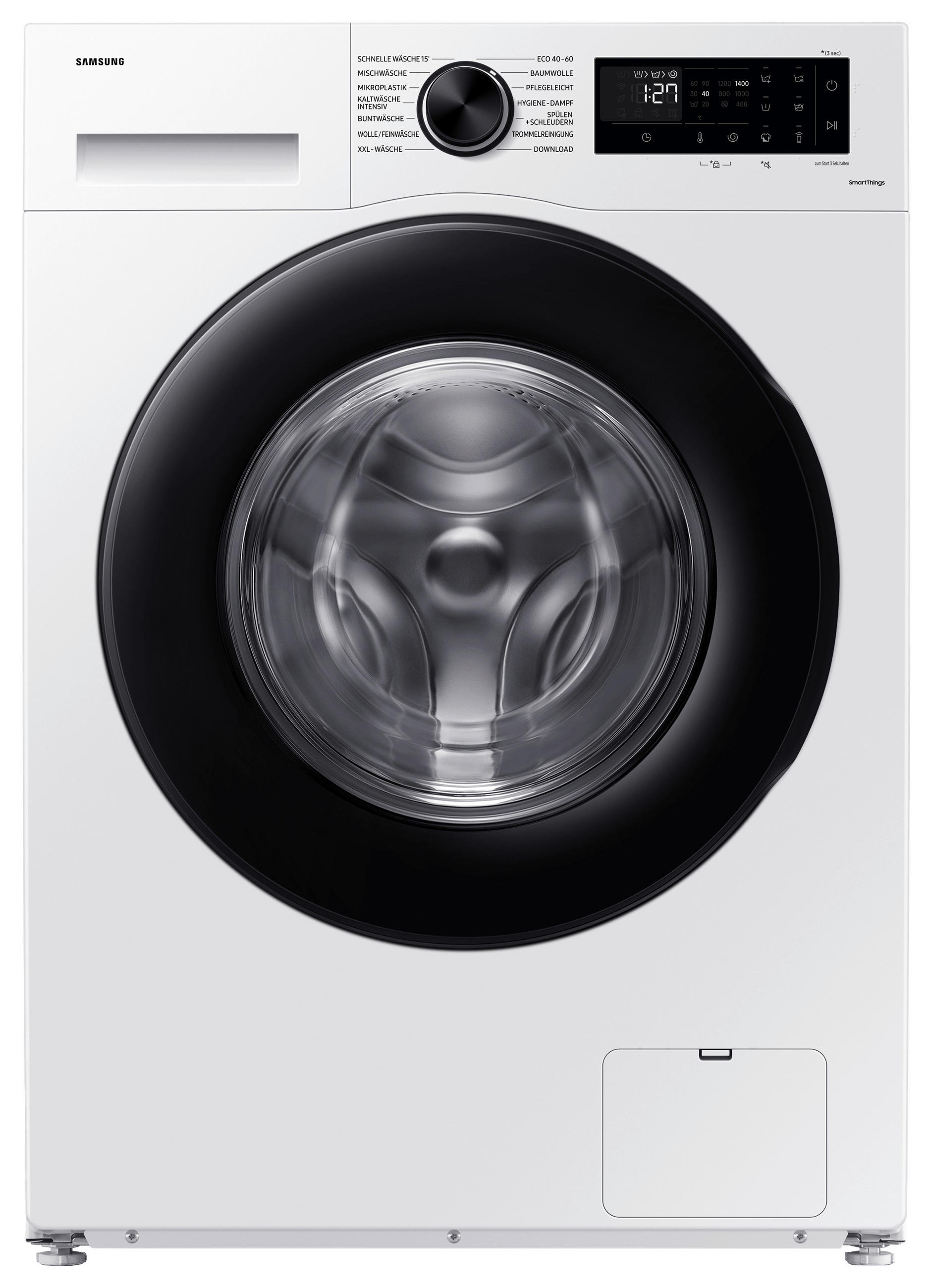 WASCHMASCHINE WW80CGC04AAEEG  - Weiß, Basics, Glas/Kunststoff (60/85/55cm) - Samsung