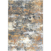 WEBTEPPICH  Wohnzimmer 120/170 cm Canyon Orange, Goldfarben, Dunkelgrau  - Dunkelgrau/Goldfarben, Basics, Kunststoff/Textil (120/170cm) - Novel