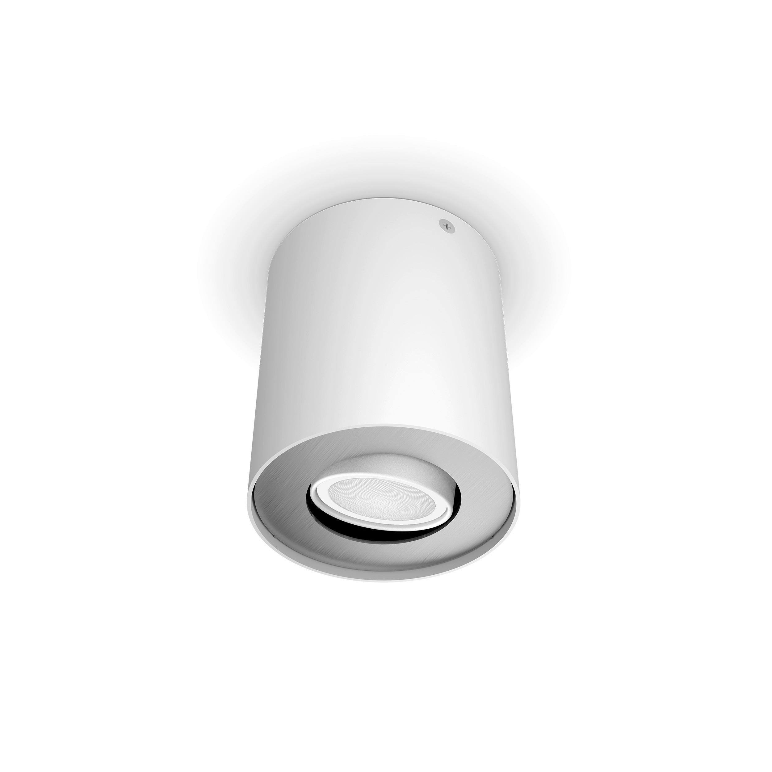 LED-STRAHLER Pillar 10,3/12/10,3 cm  - Weiß, Basics, Metall (10,3/12/10,3cm) - Philips HUE