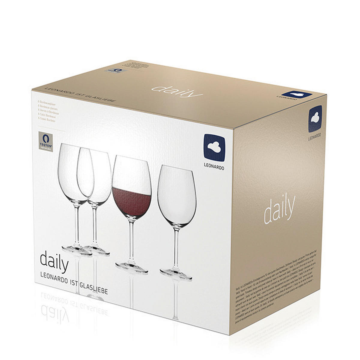 GLÄSERSET Daily  6-teilig  - Klar, Basics, Glas (9,5/24,5cm) - Leonardo