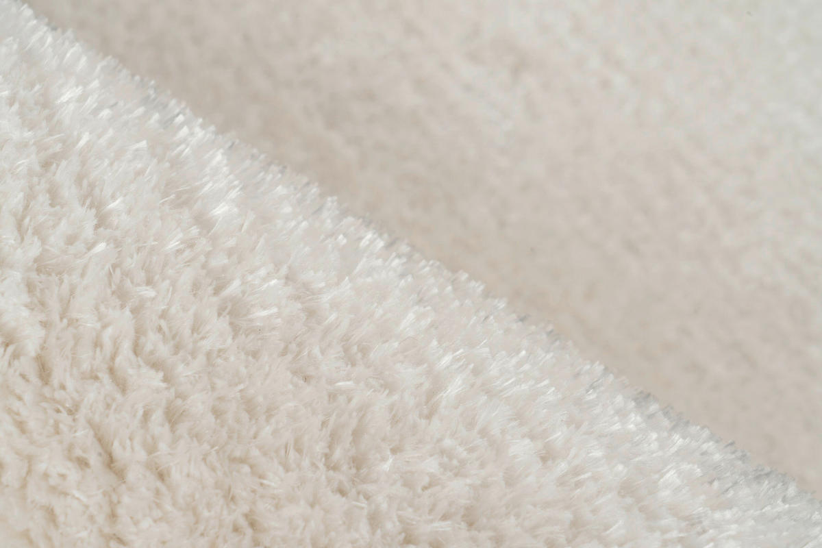 HOCHFLORTEPPICH 80/150 cm Elfenbein rechteckig  - Elfenbein, Basics, Textil (80/150cm) - Kayoom