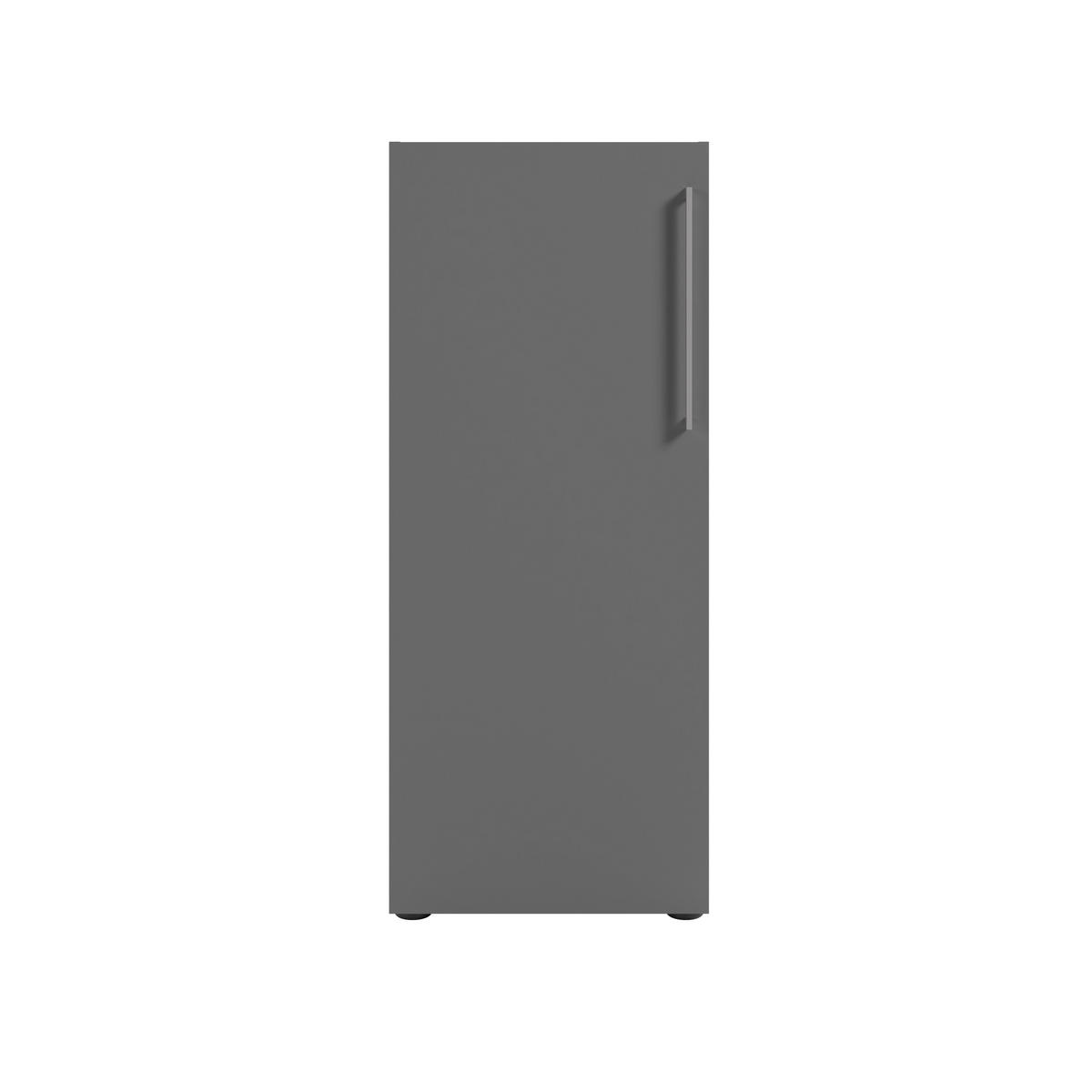 KOMMODE Colorado  in 44,9/110/42,9 cm  - Silberfarben/Schwarz, MODERN, Holzwerkstoff/Kunststoff (44,9/110/42,9cm) - Novel