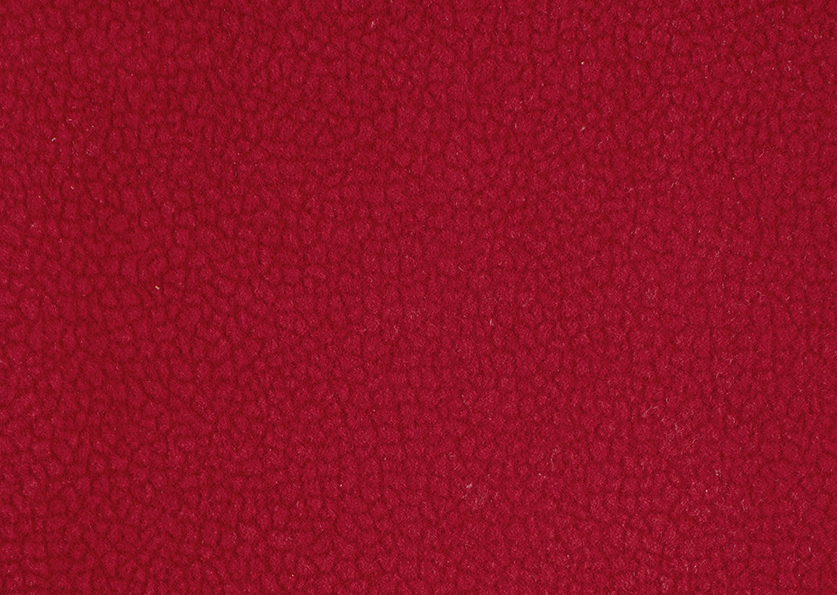 ECKSOFA in Flachgewebe Rot  - Rot/Alufarben, Konventionell, Textil/Metall (269/287cm) - Beldomo System