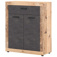 KOMMODE  in 88,9/107,7/40 cm  - Schwarz/Graphitfarben, Design, Holzwerkstoff/Kunststoff (88,9/107,7/40cm) - MID.YOU