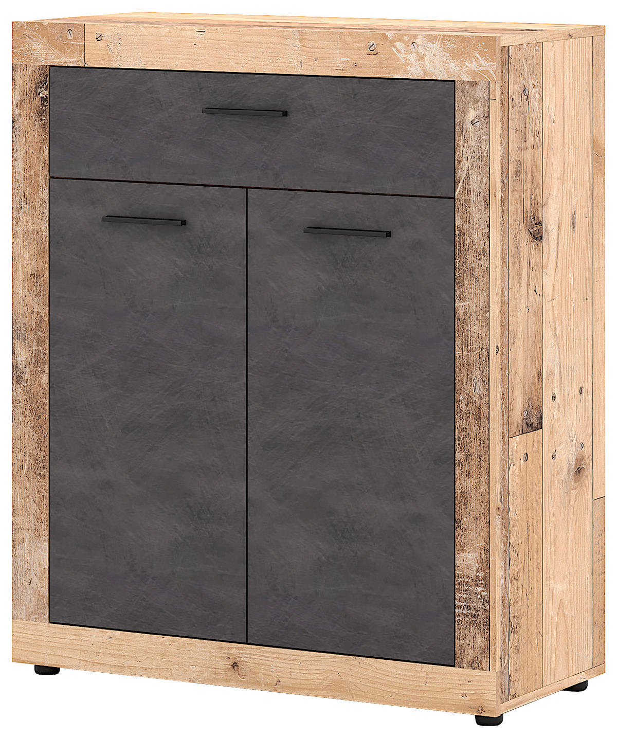 KOMMODE  in 88,9/107,7/40 cm  - Schwarz/Graphitfarben, Design, Holzwerkstoff/Kunststoff (88,9/107,7/40cm) - MID.YOU