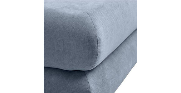 SCHLAFSOFA Flachgewebe Blau  - Chromfarben/Blau, Design, Kunststoff/Textil (196/74/90cm) - Carryhome