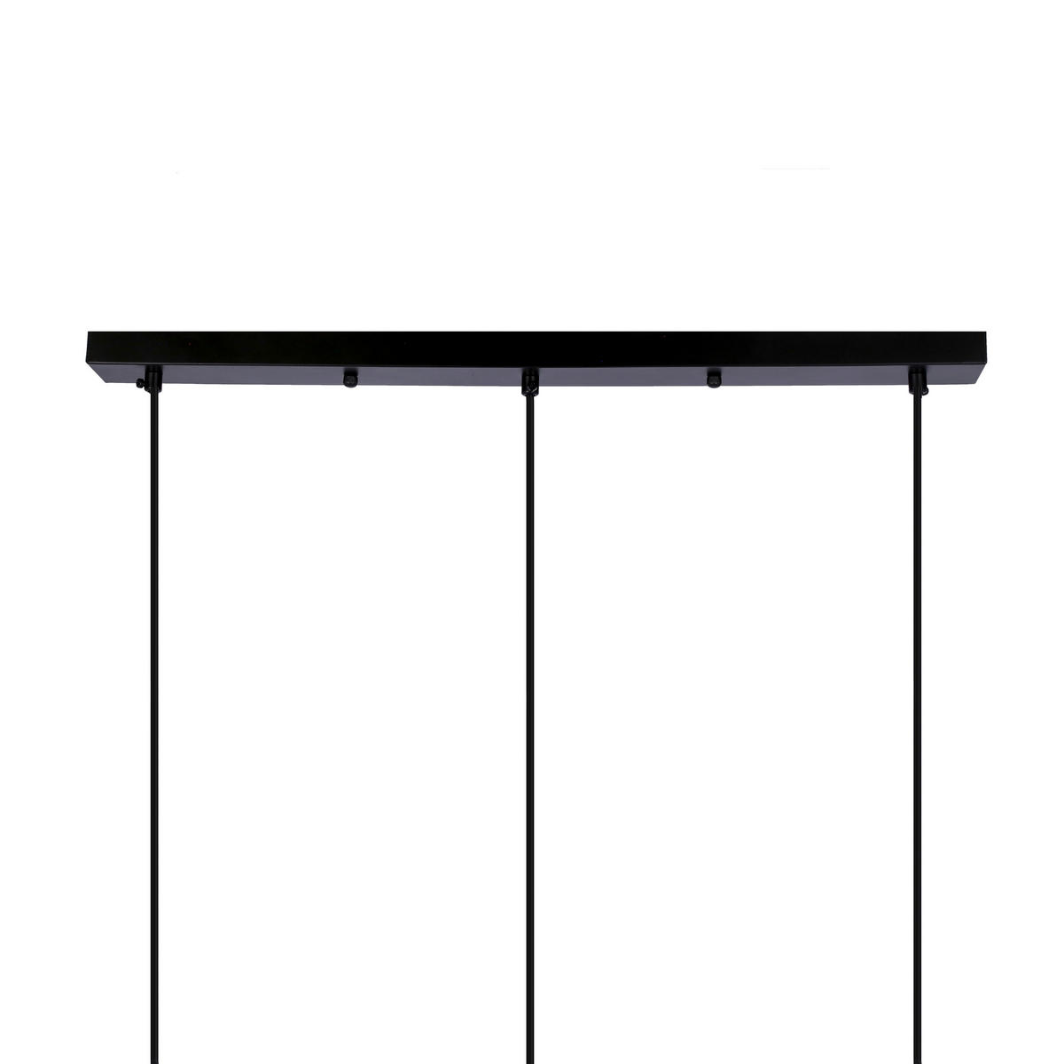 HÄNGELEUCHTE Pompei 67/15/150 cm   - Schwarz/Weiß, Basics, Metall (67/15/150cm)