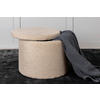 SITTPUFF i  - beige, Design, textil/plast (51/43/51cm) - Livetastic