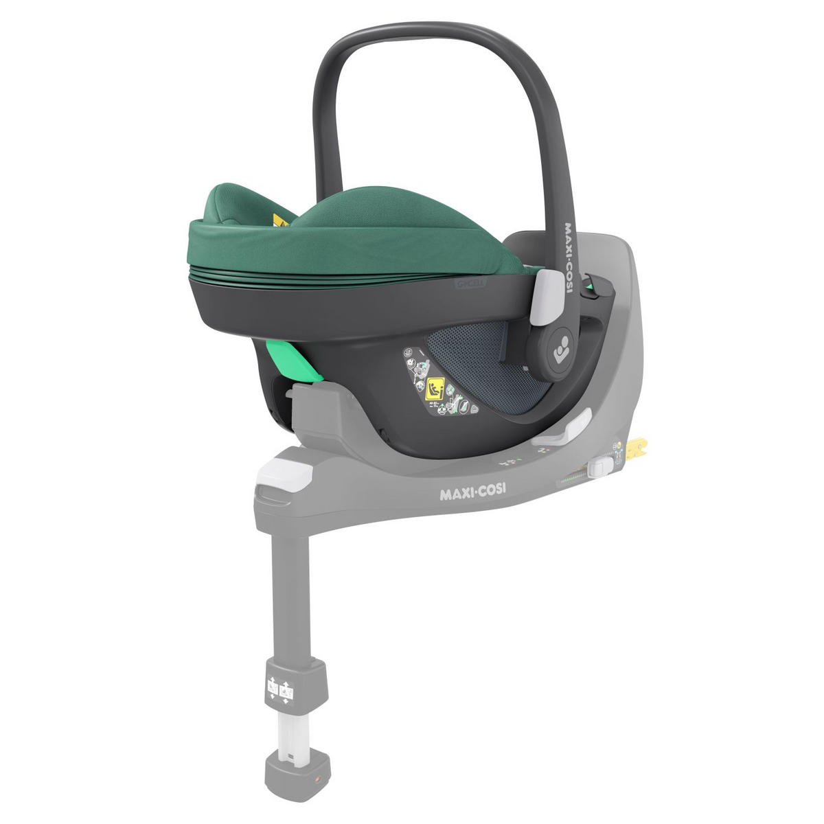 AUTO-SEDIŠTE ZA BEBE  Pebble 360  - zelena, Osnovno, tekstil/metal (36/47/73cm) - Maxi-Cosi