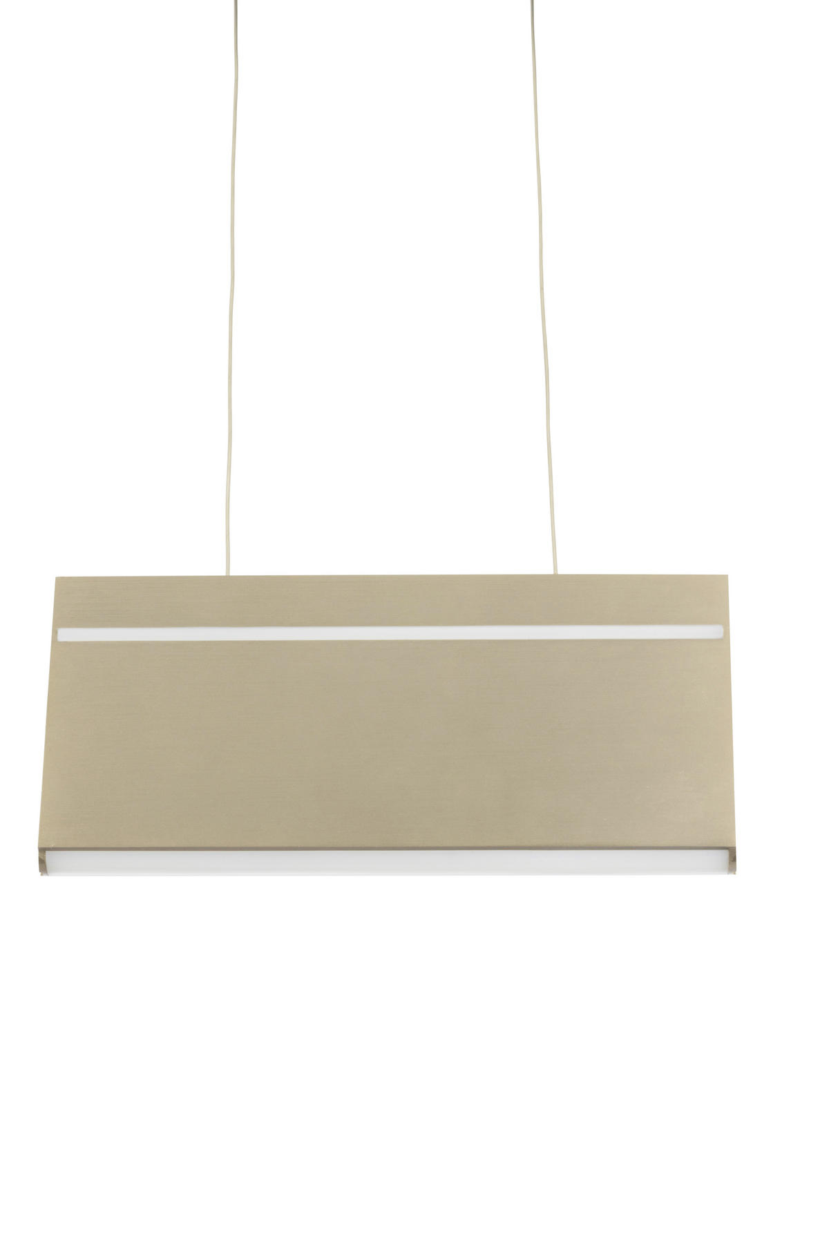 LED-HÄNGELEUCHTE 95/15/120 cm  - Goldfarben/Schwarz, Design, Kunststoff/Metall (95/15/120cm) - Dieter Knoll