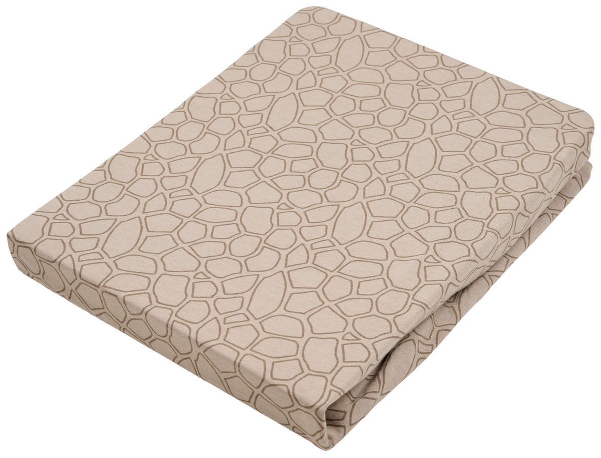 KINDERSPANNBETTTUCH  100/100/12 cm  - Braun, Trend, Textil (100/100/12cm) - Patinio