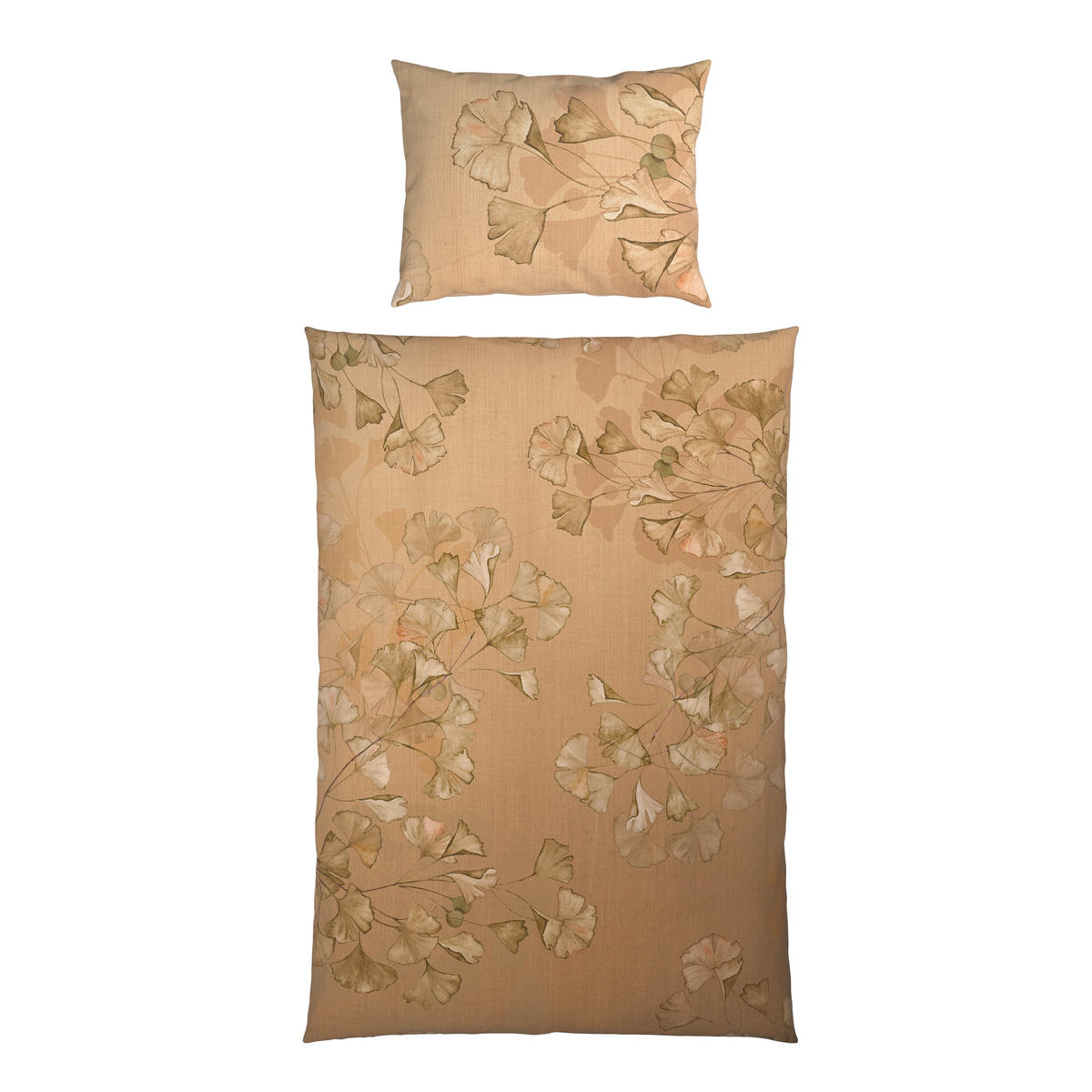 WENDEBETTWÄSCHE Palune Satin 140/200 cm  - Goldfarben, KONVENTIONELL, Textil (140/200cm) - Novel