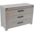 KOMMODE Akazie massiv Weiß - Weiß/Grau, Design, Holz/Metall (120/81/46cm) - Hasena KOMMODE Akazie massiv Weiß - Weiß/Grau, Design, Holz/Metall (120/81/46cm) - Hasena