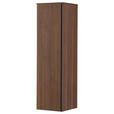MIDISCHRANK 35/125/37 cm  - Nussbaumfarben/Bronzefarben, Design, Glas/Holz (35/125/37cm) - Dieter Knoll