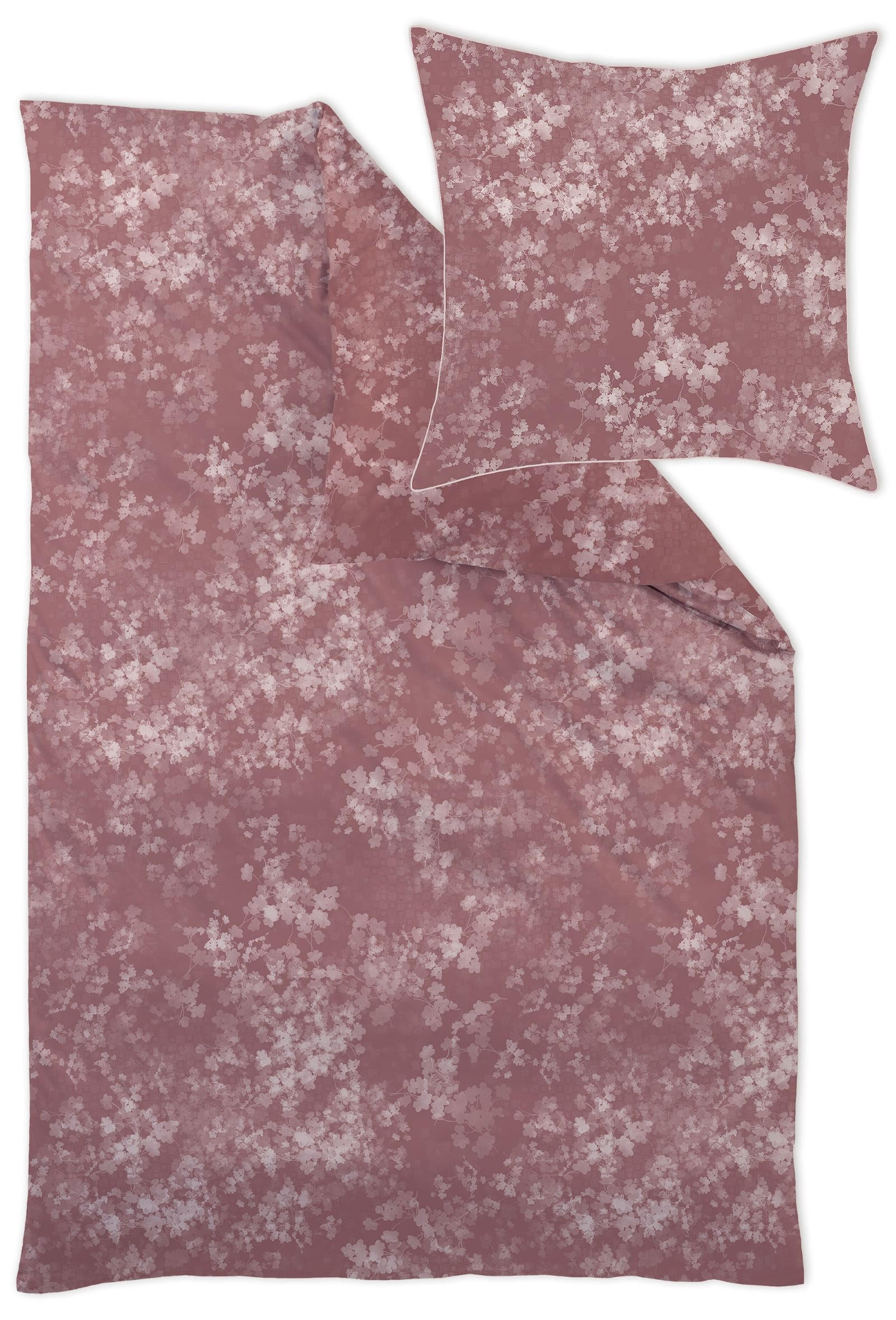 BETTWÄSCHE 135/200 cm Damast  - Mauve, Design, Textil (135/200cm) - Curt Bauer