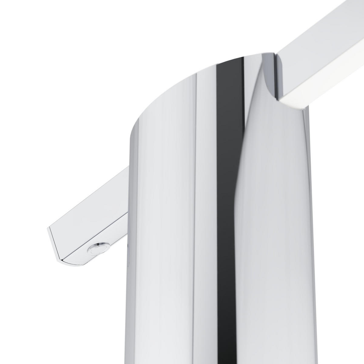 STOLNÍ LED LAMPA, dotykový stmívač,  - bílá/barvy chromu, Design, kov/plast (43,5/8/40cm) - Joop!