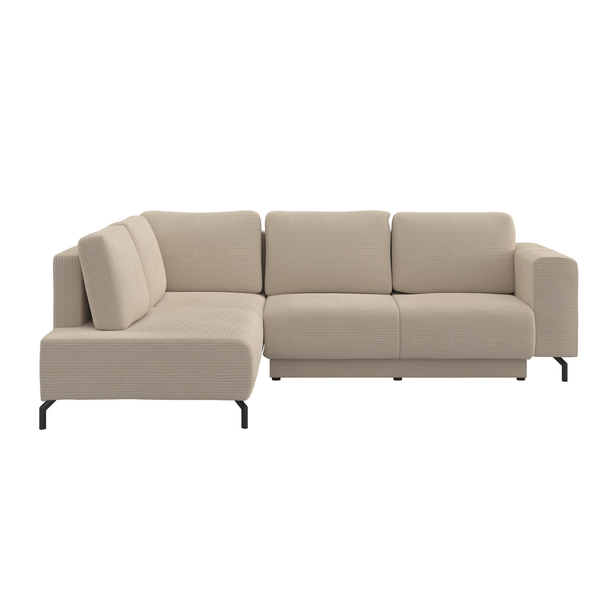 Ecksofa mit Schlaffunktion & Bettkasten Veni Beige